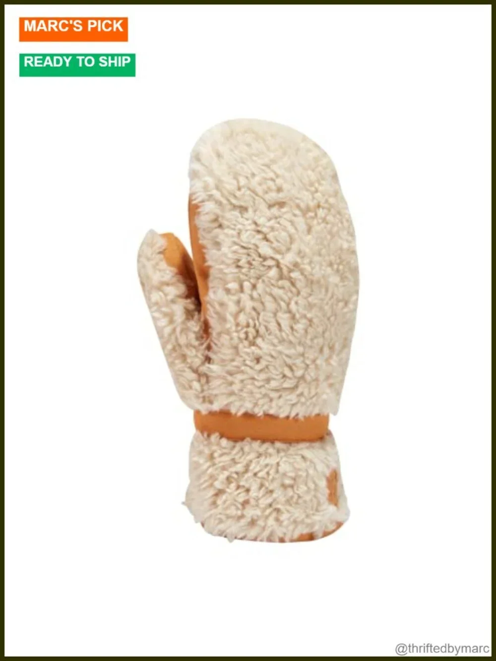 Women's Sherpa Fleece Lined Waterproof Insulated Mittens with Thindown